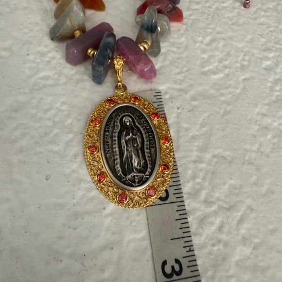 Adjustable Door or Wall Hanging with Guadalupe Virgin Medallion - Picture 6 of 9